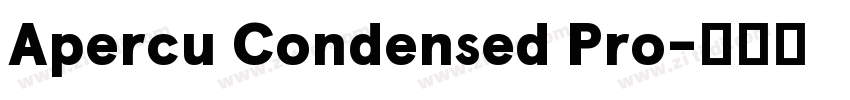 Apercu Condensed Pro字体转换
